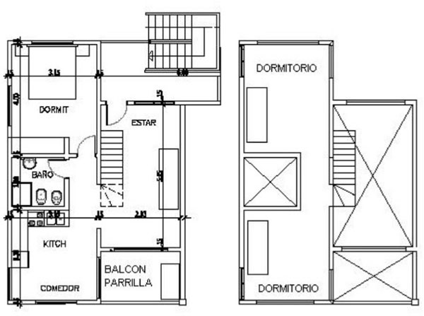 mapa duplex