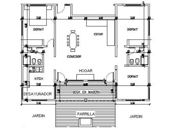 mapa duplex